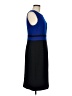 Kasper Color Block Blue Cocktail Dress Size 8 - photo 4