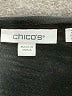 Chico's Black Short Sleeve Top Size Lg (2) - photo 7