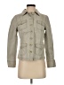 Sigrid Olsen 100% Cotton Gray Jacket Size 2 Petite - photo 1