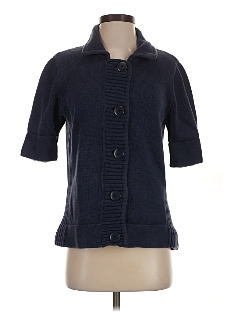 Pre-owned Coldwater Creek Cardigan Sweater In Blue
