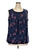 Roz & Ali Blue Sleeveless Blouse Size 2X - photo 1