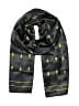 Assorted Brands 100% Polyester Black Scarf One size - photo 1