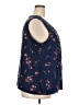 Roz & Ali Blue Sleeveless Blouse Size 2X - photo 4