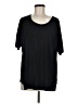H by Bordeaux Black Short Sleeve Top Size M - photo 1