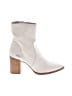 Gianni Bini 100% Leather Ivory Ankle Boots Size 7 - photo 1
