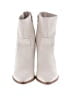 Gianni Bini 100% Leather Ivory Ankle Boots Size 7 - photo 2