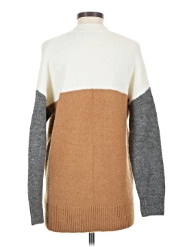 Madewell Allston Double-Button Cardigan Sweater in Colorblock (view 2)