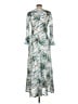 Emporio Sirenuse Tropical Ivory Casual Dress Size EU 42 / US 12 - photo 2