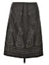 Anne Klein Paisley Gray Wool Skirt Size 8 - photo 1