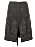 Anne Klein Paisley Gray Wool Skirt Size 8 - photo 2