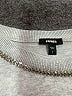Express Tweed Silver Short Sleeve Turtleneck Size S - photo 7