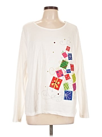 Draper's & Damon's Long Sleeve Top (view 1)