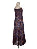 BTFBM 100% Polyester Floral Black Blue Casual Dress Size M - photo 4