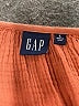 Gap 100% Cotton Orange 3/4 Sleeve Blouse Size L - photo 7