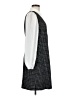 Julia Jordan 100% Polyester Houndstooth Gray Casual Dress Size 8 - photo 4