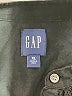 Gap 100% Cotton Black 3/4 Sleeve Button-Down Shirt Size XL - photo 7