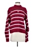 Tommy Jeans Stripes Burgundy Pullover Sweater Size XS - photo 1