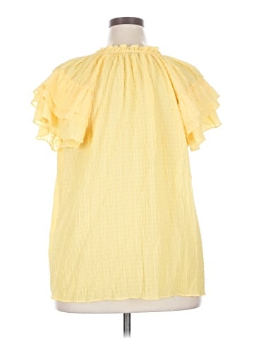 Rose + Olive Short Sleeve Blouse (view 2)