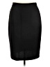 St. John Caviar Solid Black Wool Skirt Size 12 - photo 1