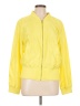 Hei Hei 100% Polyester Solid Yellow Track Jacket Size Lg Petite - photo 1