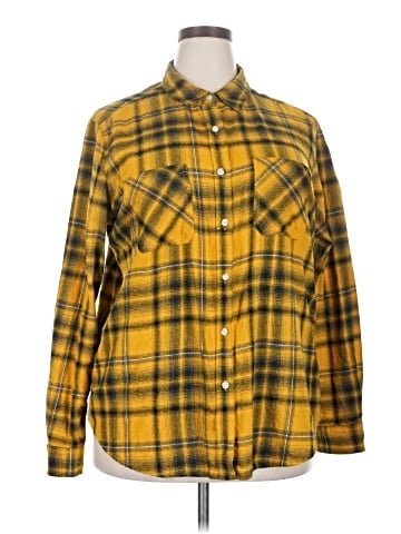 Mossimo Supply Co. Long Sleeve Button-Down Shirt (view 1)