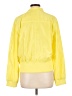 Hei Hei 100% Polyester Solid Yellow Track Jacket Size Lg Petite - photo 2