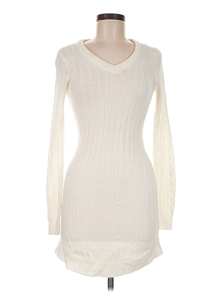 Pre-owned Derek Heart Casual Dress In Ivory