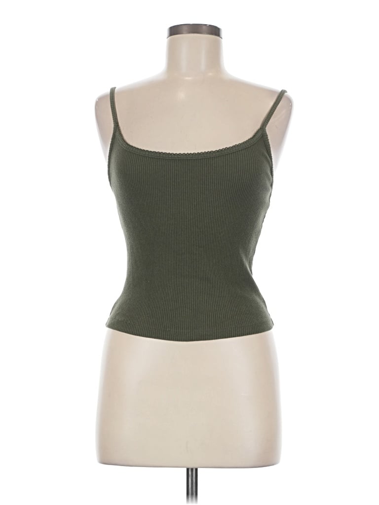 Pre-owned Wild Fable Tank Top Green Strapless Neckline Tops