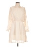 Lumiere 100% Polyester Ivory Casual Dress Size L - photo 1