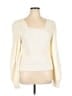 Hudson Gray Ivory Pullover Sweater Size L - photo 1