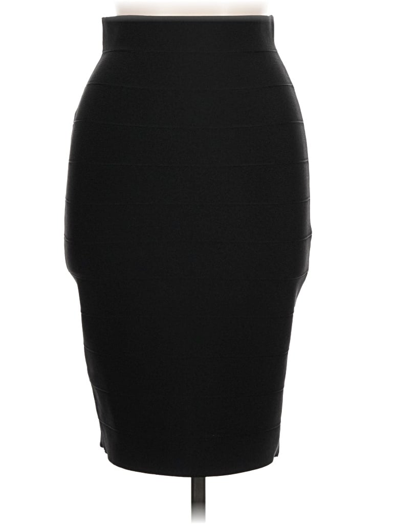 Pre-owned Forever 21 Contemporary Formal Skirt In Black