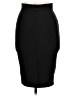 Forever 21 Contemporary Solid Black Formal Skirt Size L - photo 2