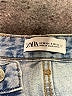 Zara 100% Cotton Graphic Blue Jeans Size 4 - photo 7