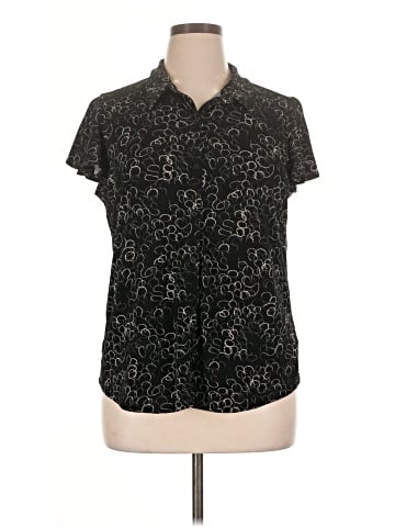 Adrianna Papell Short Sleeve Blouse (view 1)