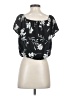 Sienna Sky 100% Polyester Black Short Sleeve Blouse Size S - photo 2