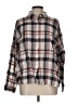 DAZY 100% Cotton Plaid Gray Long Sleeve Button-Down Shirt Size L - photo 1