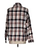 DAZY 100% Cotton Plaid Gray Long Sleeve Button-Down Shirt Size L - photo 2