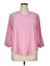 Ruby Rd. 100% Polyester Pink 3/4 Sleeve Blouse Size XL - photo 1