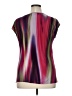 Haggar Purple Short Sleeve Blouse Size XL - photo 2