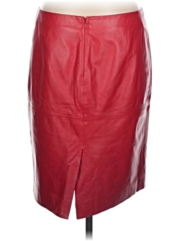 Anne Klein Leather Skirt (view 2)