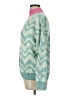 99 Jane Street 100% Acrylic Chevron-herringbone Green Pullover Sweater Size L - photo 5