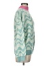 99 Jane Street 100% Acrylic Chevron-herringbone Green Pullover Sweater Size L - photo 4