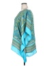 MICHAEL Michael Kors 100% Polyester Teal Kimono Size 2X - photo 5