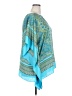 MICHAEL Michael Kors 100% Polyester Teal Kimono Size 2X - photo 4