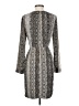 Slate & Willow 100% Polyamide Chevron-herringbone Gray Cocktail Dress Size 4 - photo 2