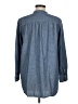 Lands' End 100% Cotton Blue Long Sleeve Button-Down Shirt Size M (petite) - photo 2