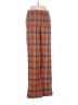 Zara Plaid Orange Casual Pants Size S - photo 1