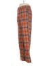 Zara Plaid Orange Casual Pants Size S - photo 5