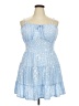 No Boundaries Stars Blue Cocktail Dress Size XXL - photo 1