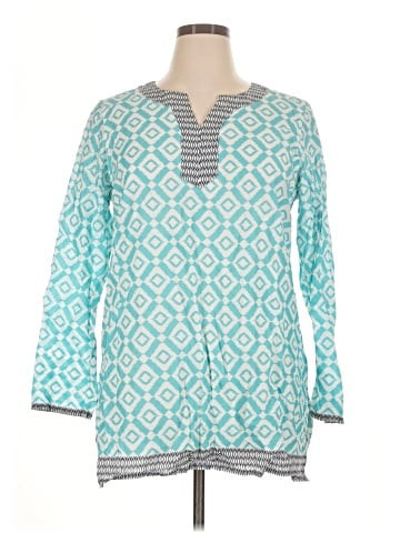 IZOD Long Sleeve Blouse (view 1)